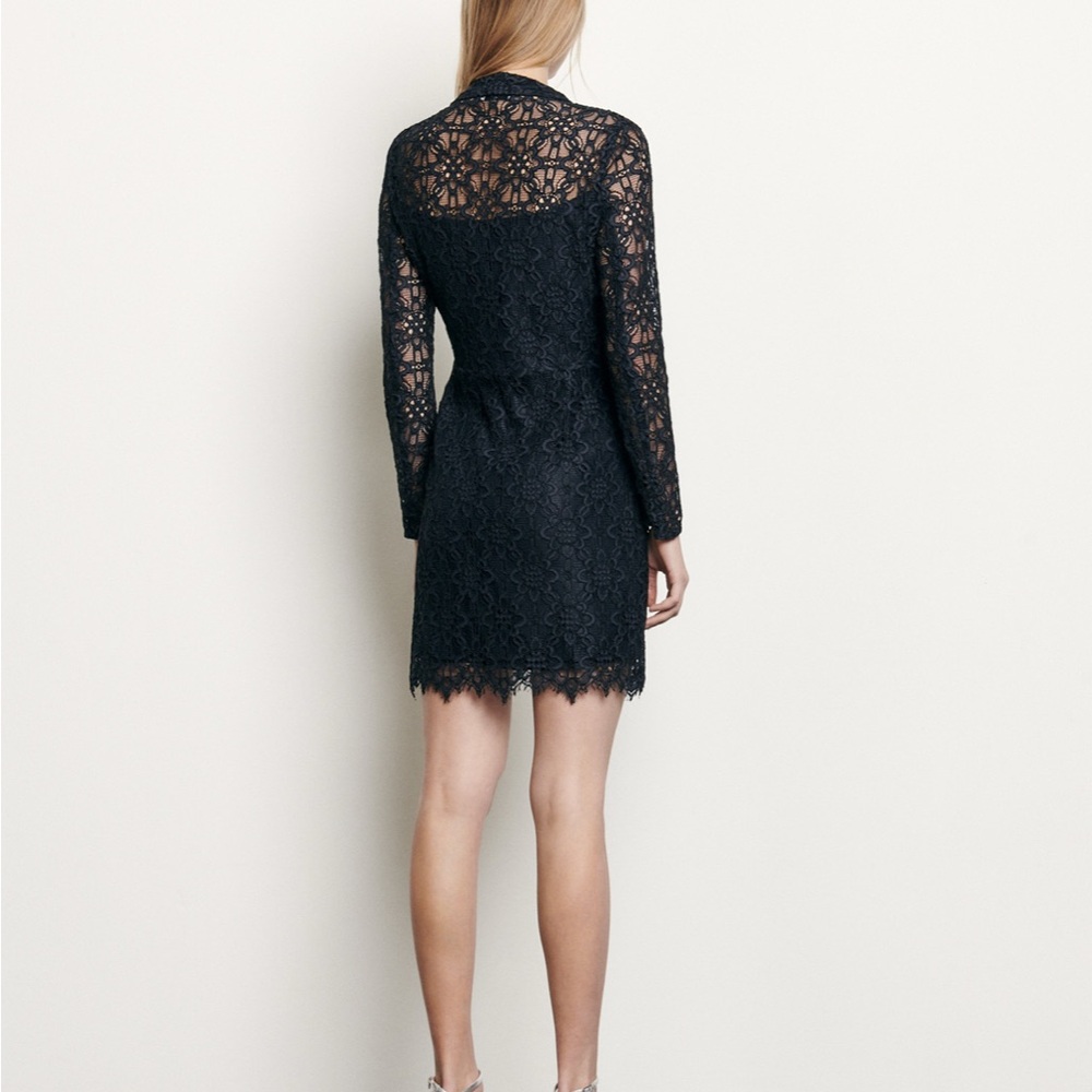 Sandro Nanie Mini Lace Dress size S - Picture 5 of 11